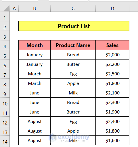 How to Insert Slicer in Excel