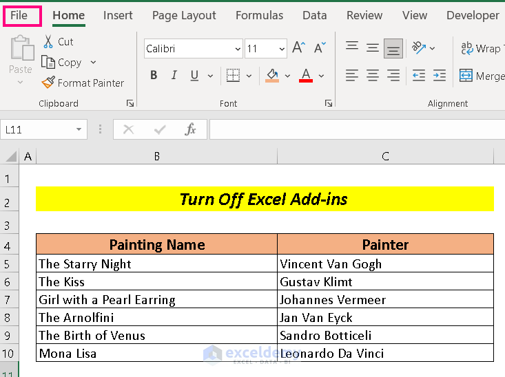 Unable to Open Excel Files Directly by Clicking on the File Icon