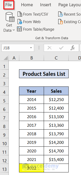 How to Forecast Sales Growth Rate in Excel