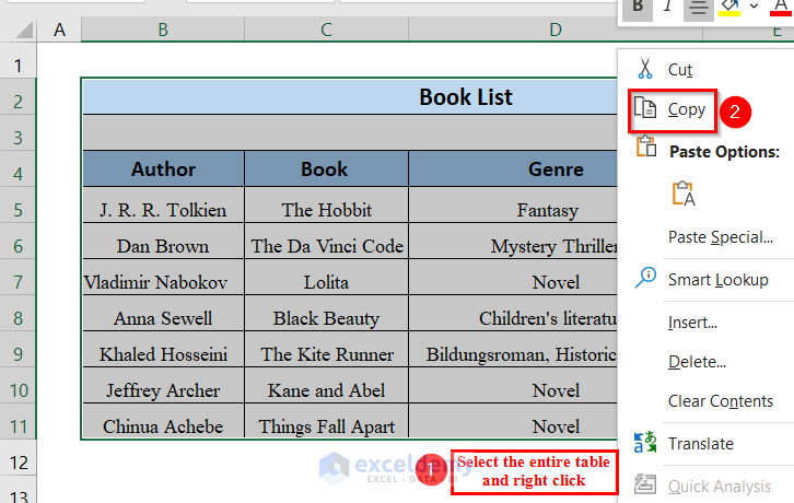 How to Transfer Data from Excel to Word Automatically