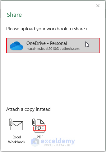 3-Choose the OneDrive option