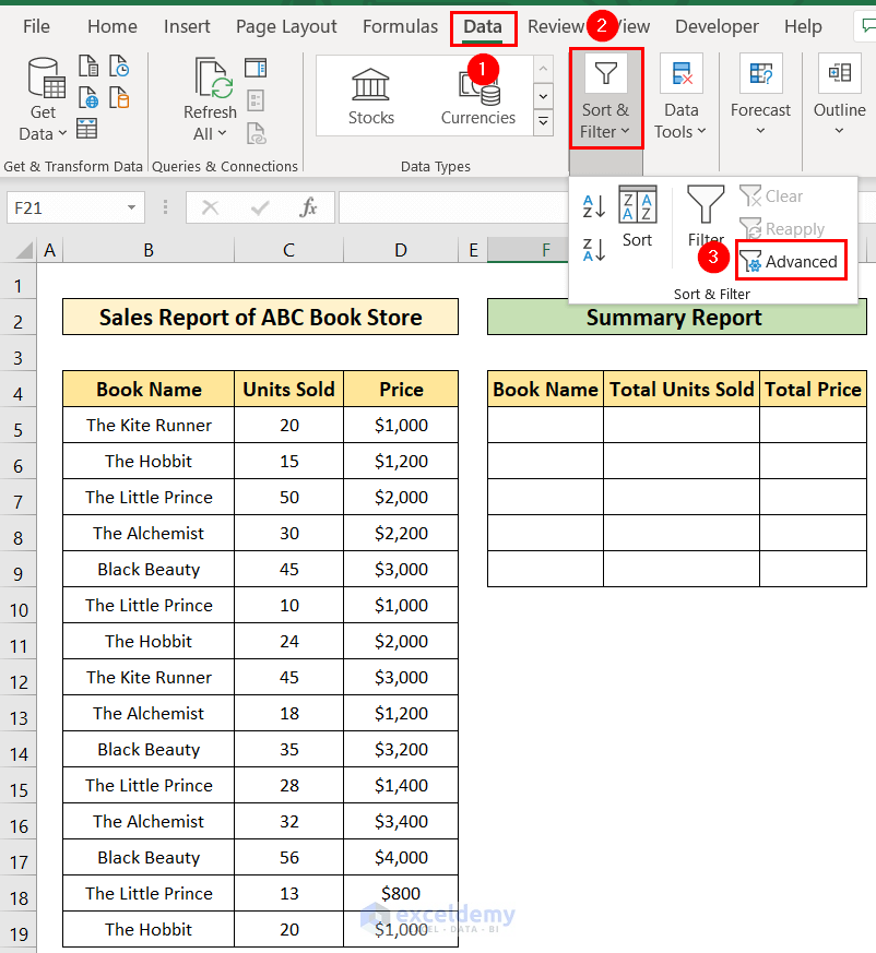 How to Create a Summary Report in Excel