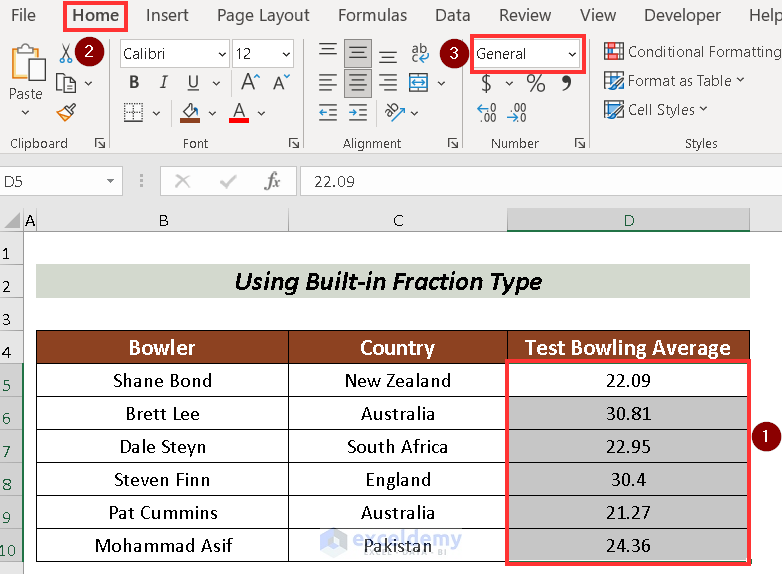 How to Convert Decimal to Fraction in Excel