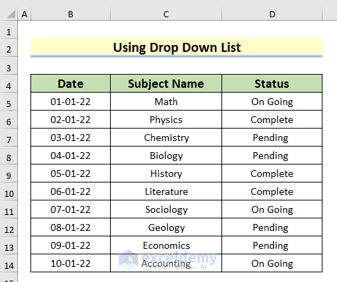 Fully Functional to Do List in Excel