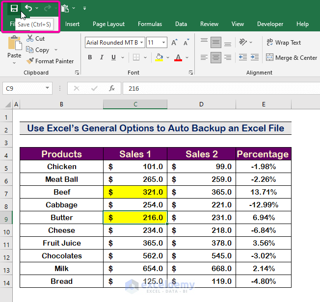 Handy Approaches to Auto Backup Excel File