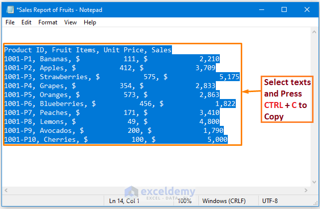 Apply Convert to Text and Columns Features