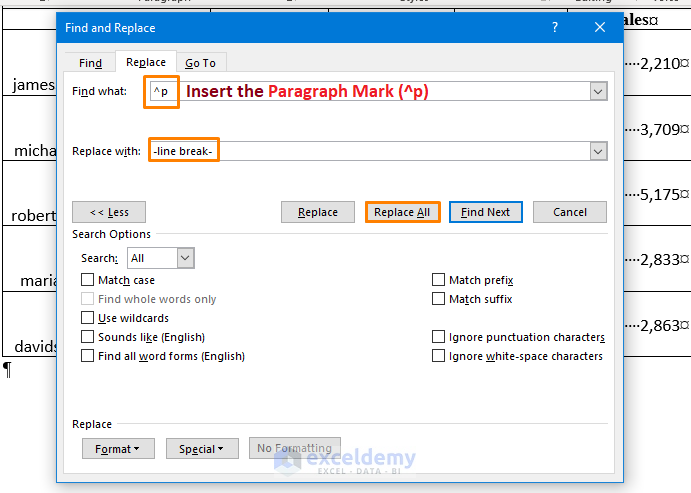 Convert Word Table to Excel without Splitting Cells