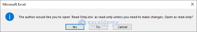 Handy Approaches to Solve the Problem of Opening All Excel Files as Read Only