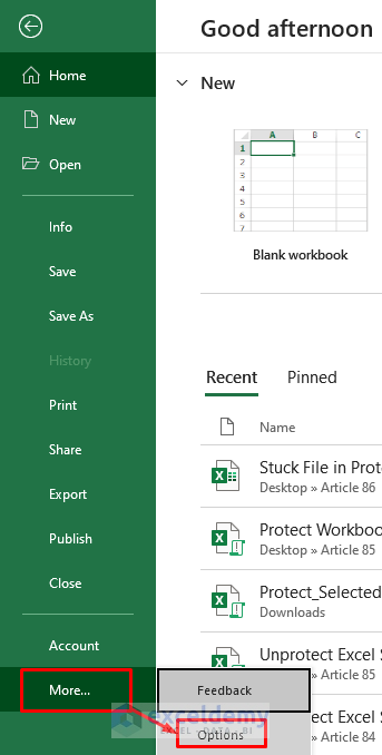 excel opening in protected view stuck