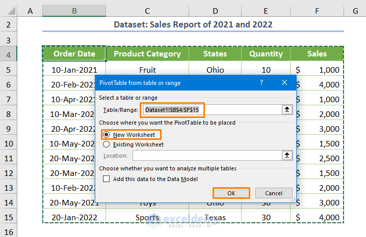 Utilizing Difference from Value Field Settings Option 