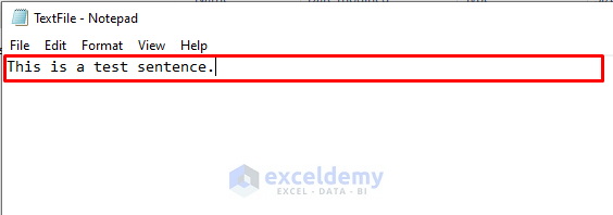 Output to Write to a Text File Using Excel VBA