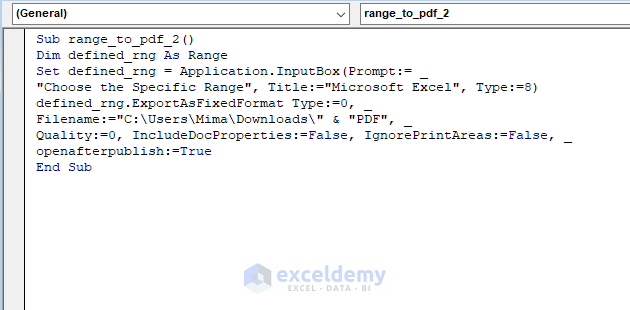 InputBox Method