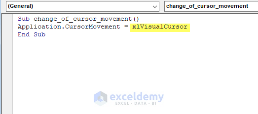 Move Pointer In Excel How to Change Excel Cursor Movement Logical vs Visual - ExcelDemy