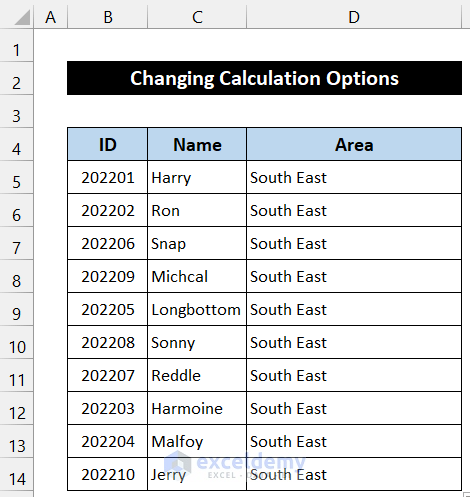 Changing Calculation Option to fix Excel VLOOKUP Drag Down 