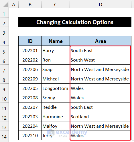 Changing Calculation Option to fix Excel VLOOKUP Drag Down 