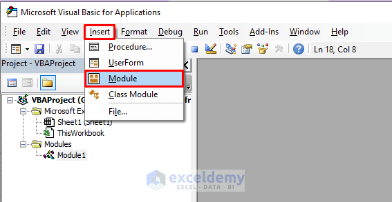 Inserting Module to Generate a Word Document from an Excel Macro
