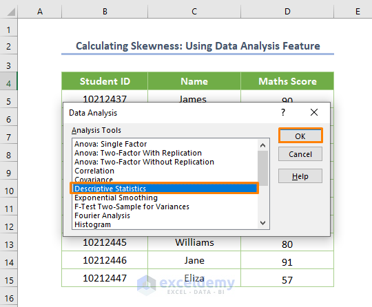 Data Analysis Feature