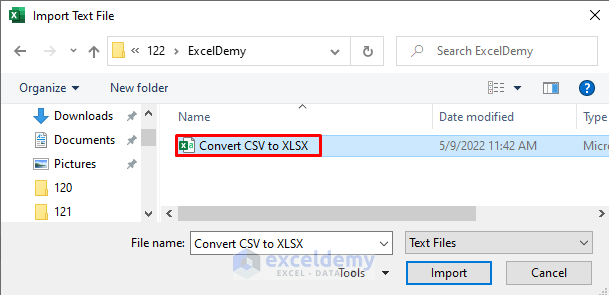 Use Text Import Wizard Feature
