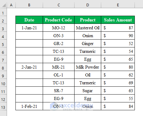 Fill Blank cells with Formula in Excel