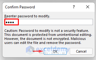 Set Password to Read Only
