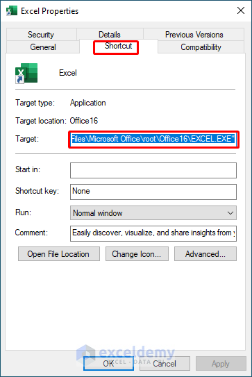 Create a Custom Excel Shortcut to Open Excel files in Separate Windows 