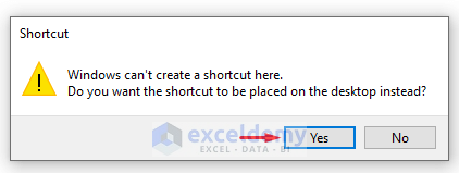 Create Shortcut for Displaying Two Excel Files Separately