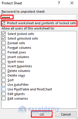 Using Allow Edit Ranges to Protect Excel Cells 