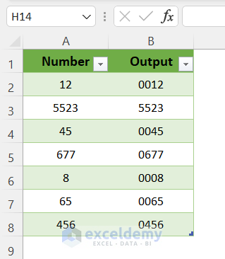 How to Put 0 in Excel in Front of Numbers