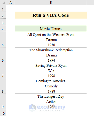 Run a VBA Code to Replace a Character with a Line Break in Excel