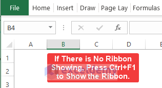 Show Ribbon with Keyboard Shortcut
