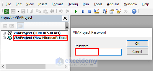 Password Protect Hidden Sheets in Excel