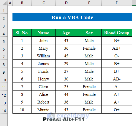 Run a VBA Code to Protect Excel Cells But Allow Data Entry