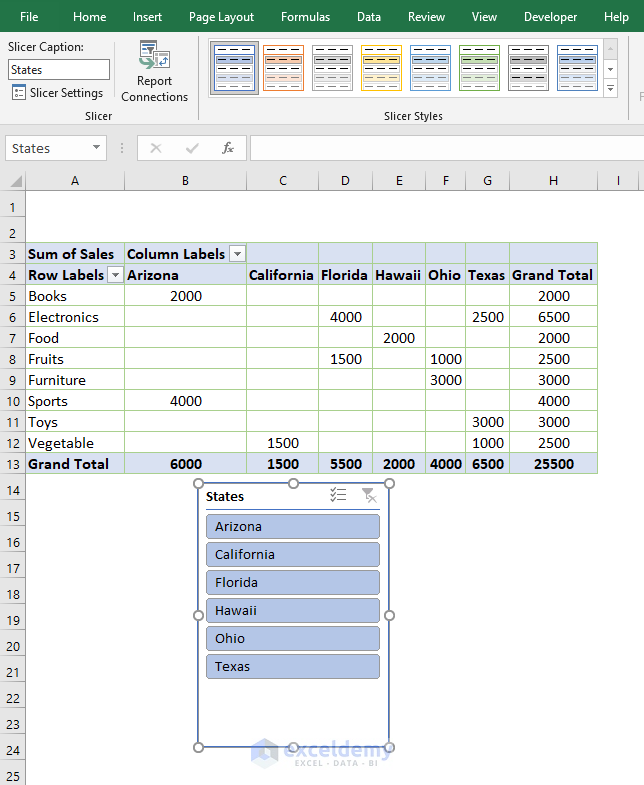 Report Connections Slicer Not Showing All Pivot Tables When No Connections Are Found