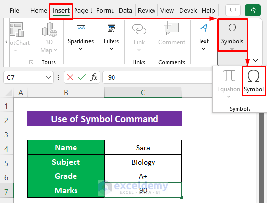 Symbol Command to Insert ‘Greater Than or Equal To’ Symbol