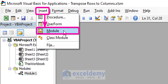 Handy Approaches to Transpose Rows to Columns Based on Criteria in Excel