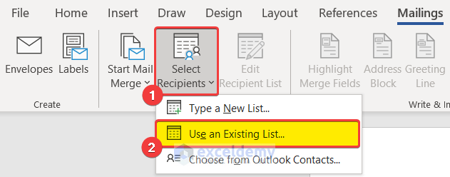 auto populate word document from excel