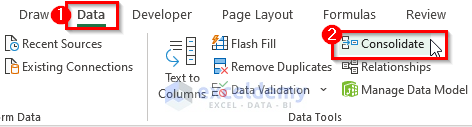 Merge Worksheets into one Workbook with Excel Consolidate Tool