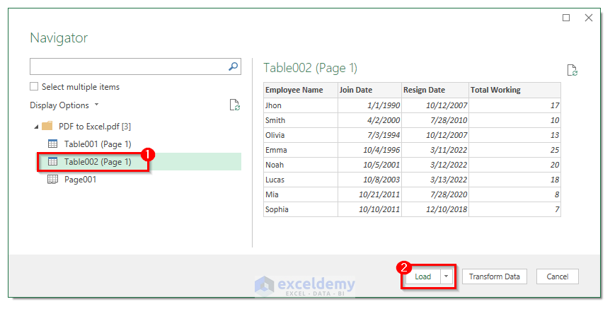 2 Effective Approaches to Copy from PDF to Excel Table