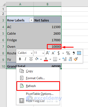 Update a Relational Database in Excel