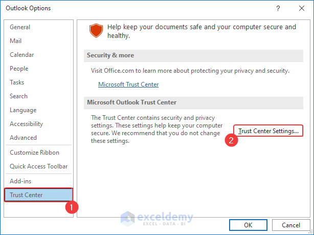 Adapting Outlook Options to Fix Excel Attachments Not Opening from Outlook