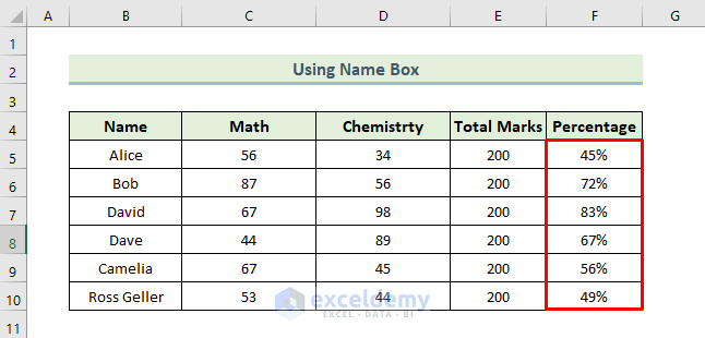 Fill Formula Down to Specific Row by Utilizing the Name Box