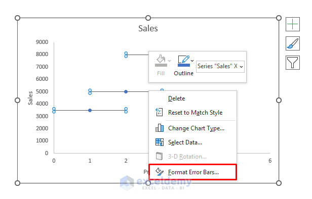 How to Format Error Bars in Excel