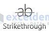 How to Add Strikethrough in Excel Toolbar