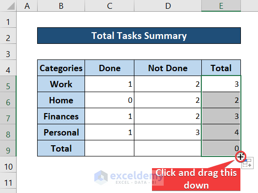 excel spreadsheet assignment tracker