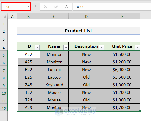 Create Excel IN and OUT Inventory Database
