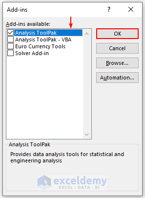 Regression Analysis: how to find residual standard error in excel