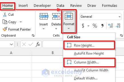 3 Ways to Lock Column Width and Row Height in Excel