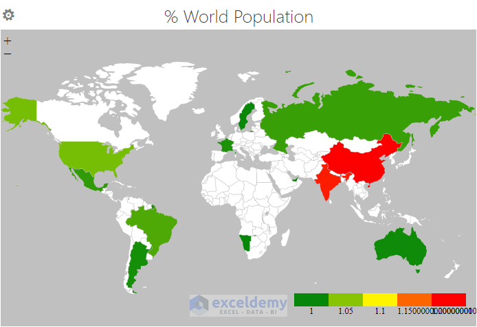 Geographic Heat Map Example How to Make Geographic Heat Map in Excel (2 Easy Ways) - ExcelDemy