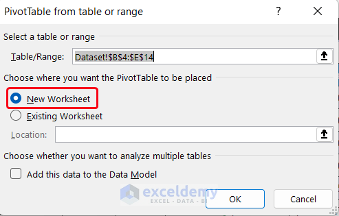 Creating Pivot Table to Make MIS Report in Excel for Accounts
