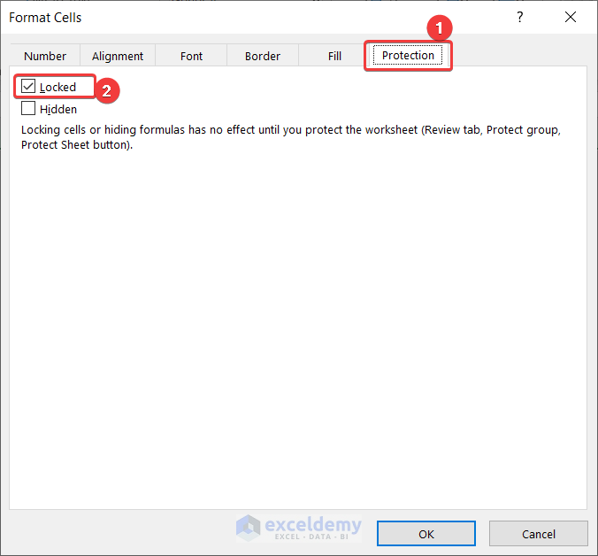 how to protect excel cells with password